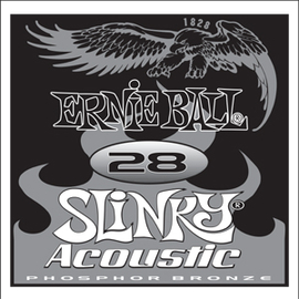 Струна для акустичних гітар ERNIE BALL .028 Slinky Acoustic P01828, image 
